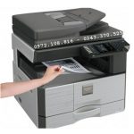 Đổ mực máy photocopy Sharp
